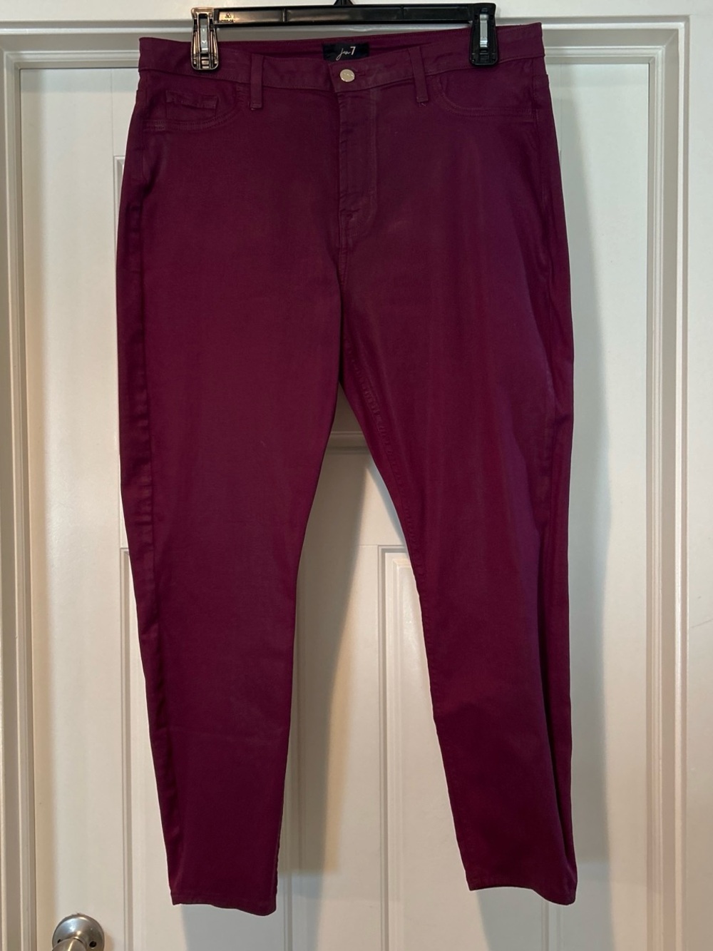 Jen7 by 7 For All Mankind Burgundy Jeans